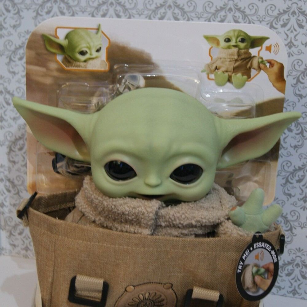 11" NEW Grogu Plush The Mandalorian The Child Makes Noises Convention Wearable - Picture 5 of 12